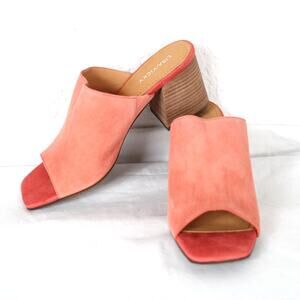 Lisa Vicky Incred-V Coral Kid Suede Sandal Size 9M Slide